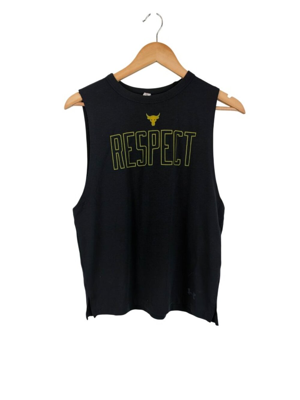 Project Rock Respect Sleeveless Tank Top By Under Armour Black Size Small